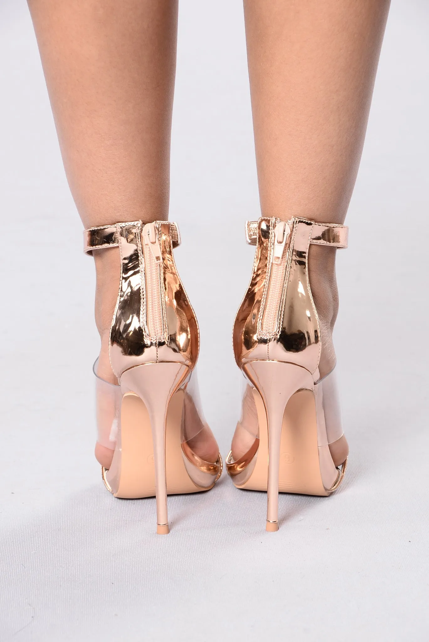 3's A Charm Heel - Rose Gold