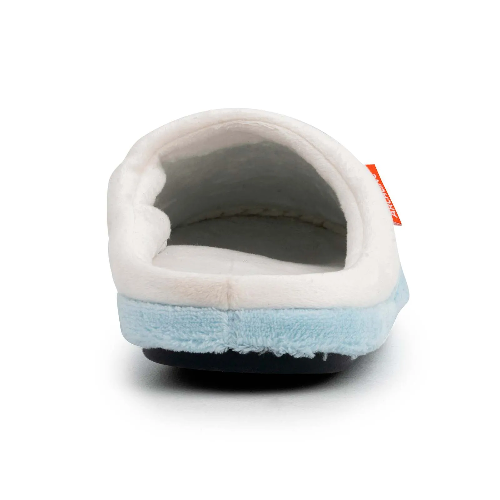 ARCHLINE Orthotic Slippers Slip On Arch Scuffs Pain Relief Moccasins - Baby Blue - EU 39