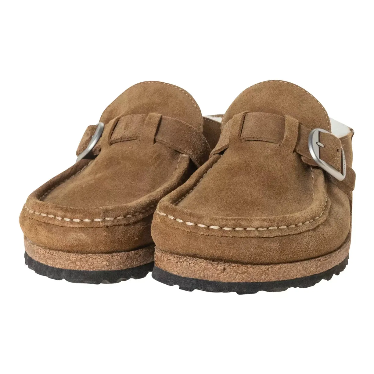 Birkenstock Buckley Shearling Suede Leather Clog - Women's