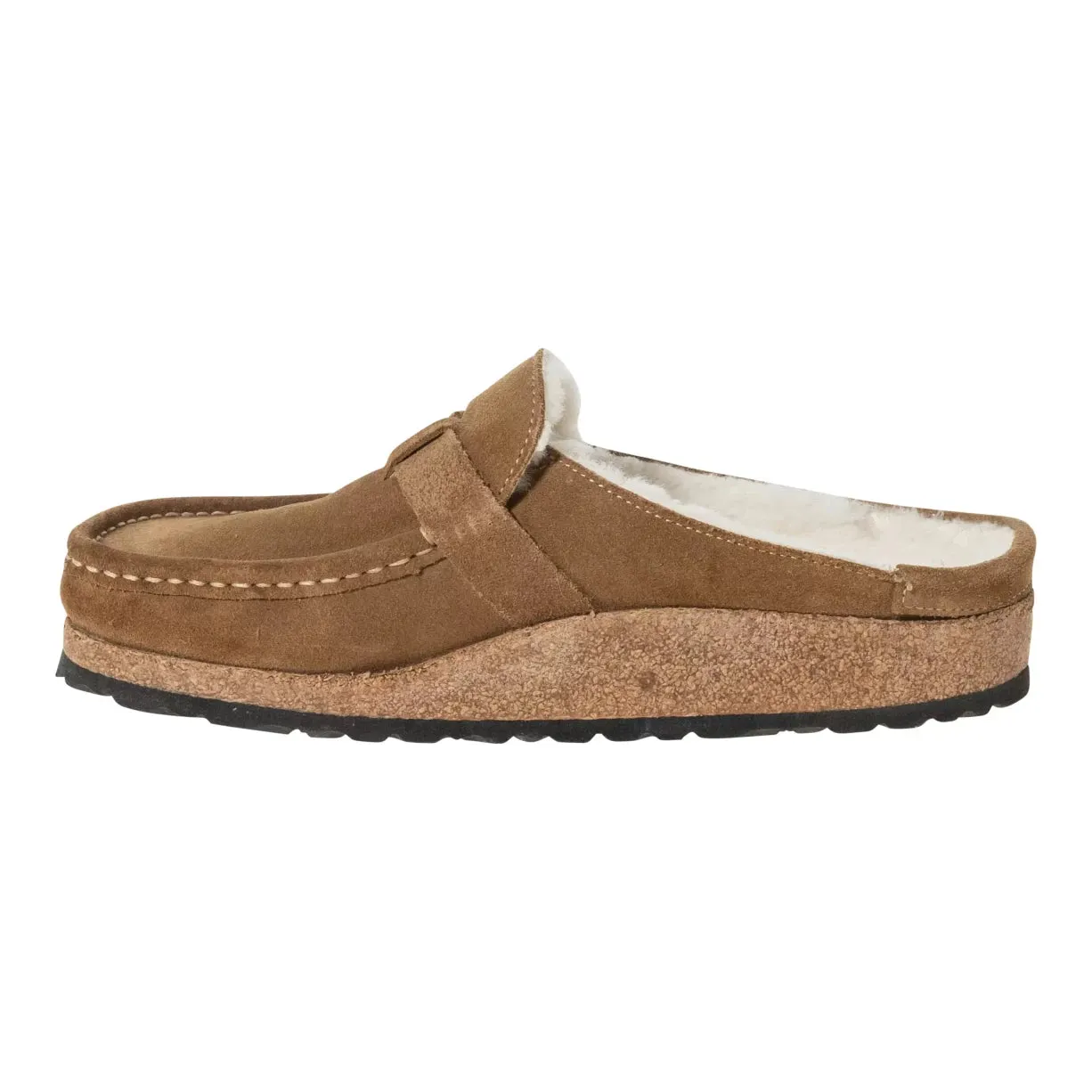 Birkenstock Buckley Shearling Suede Leather Clog - Women's
