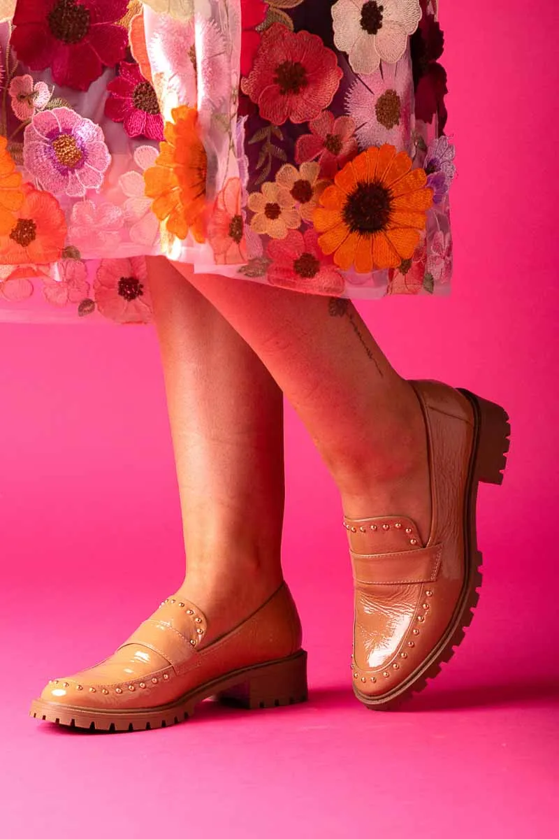 Brynlee Loafer Tan Patent