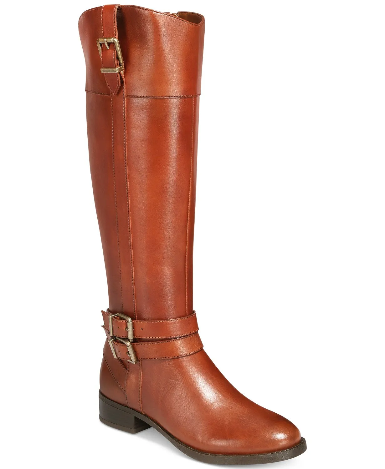 INC Womens Frankii Leather Riding Boots