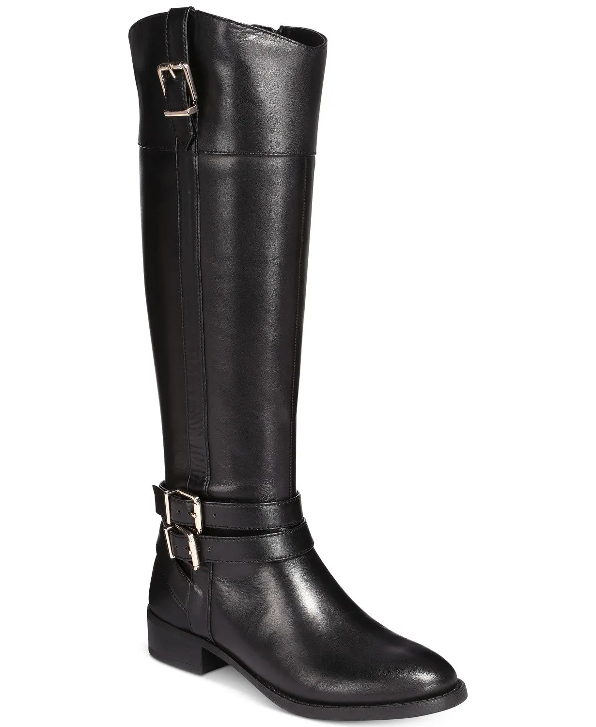 INC Womens Frankii Leather Riding Boots