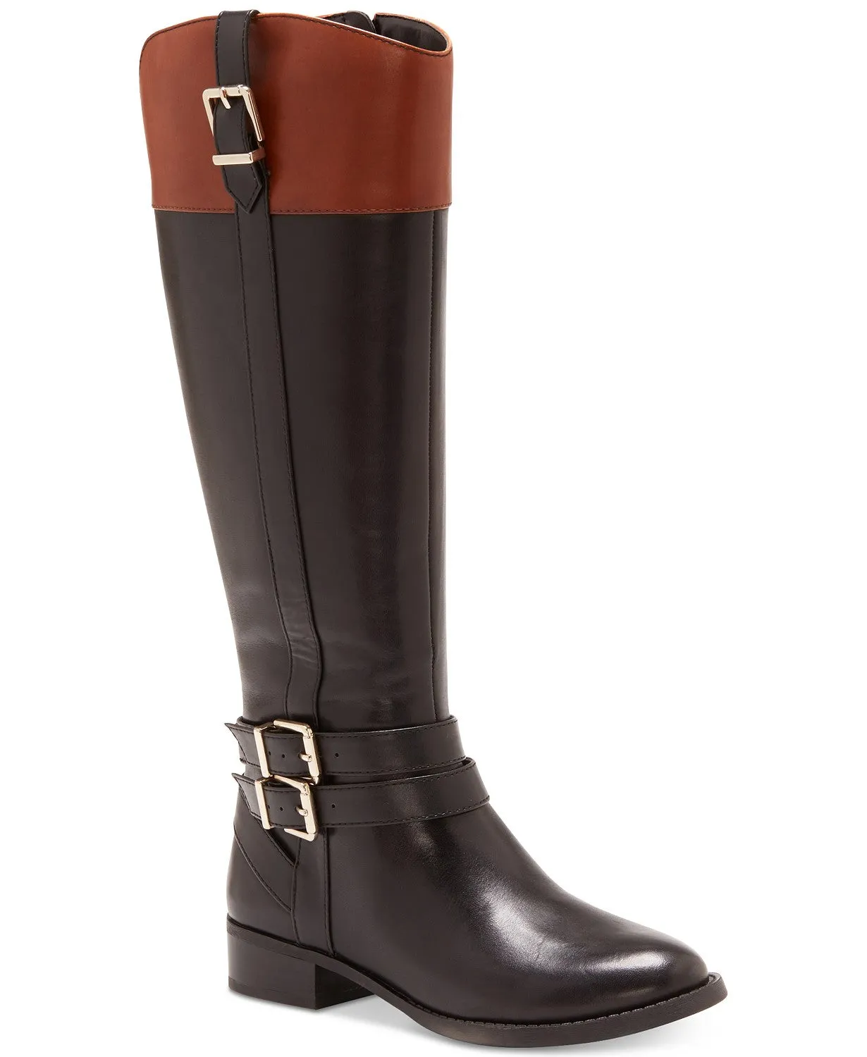INC Womens Frankii Leather Riding Boots