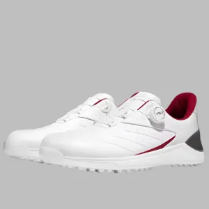 Men's Golf  Non slip Knob laces Waterproof Golf Shoes - White