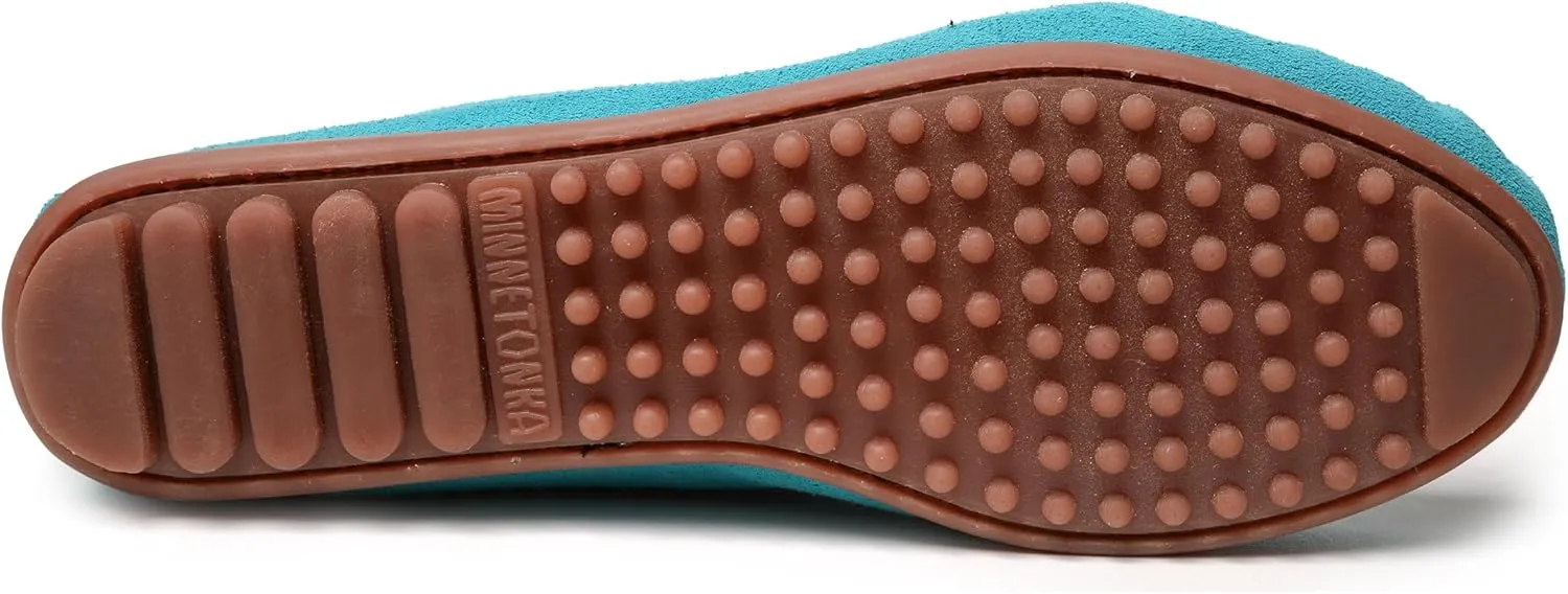 Minnetonka Womens Thunderbird Animikii Hardsole  Moccasins for Women with a Classic Leather Moccasin Silhouette, Cushioned Footbed, and Beaded Moccasin Design
