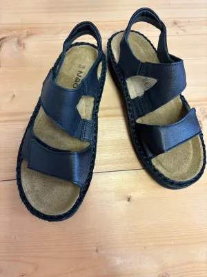 Naot Leather Sandal: Enid Black