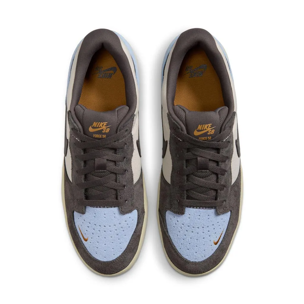 NIKE SB FORCE 58 - LIGHT OREWOOD BROWN/MEDIUM ASH-PSYCHIC BLUE