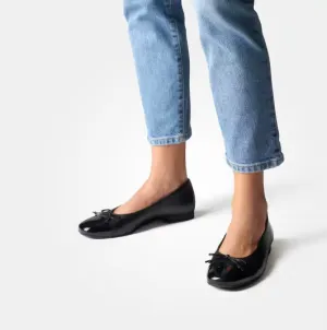 Paul Green F27 Soft Black Ballerina
