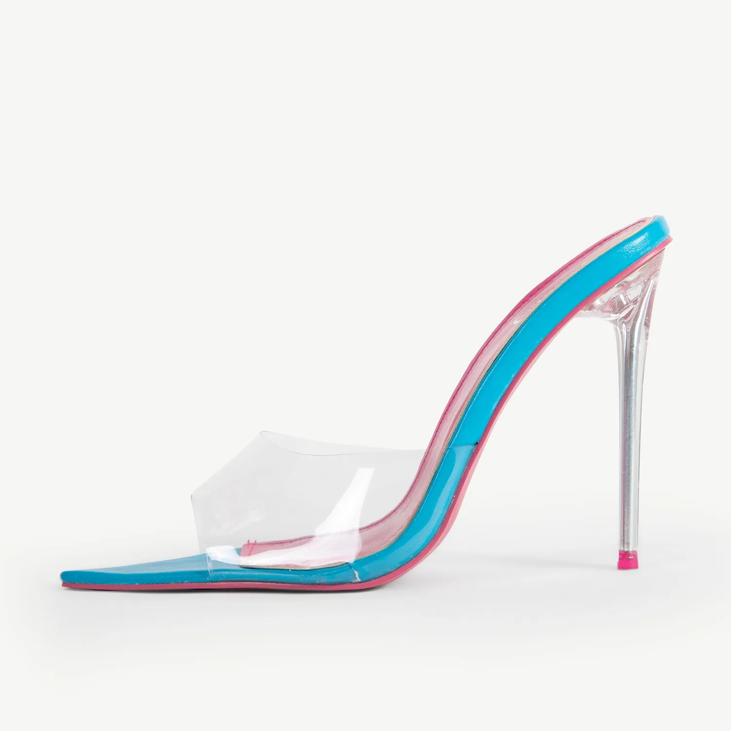 RAID Elixen Heeled Mule in Blue