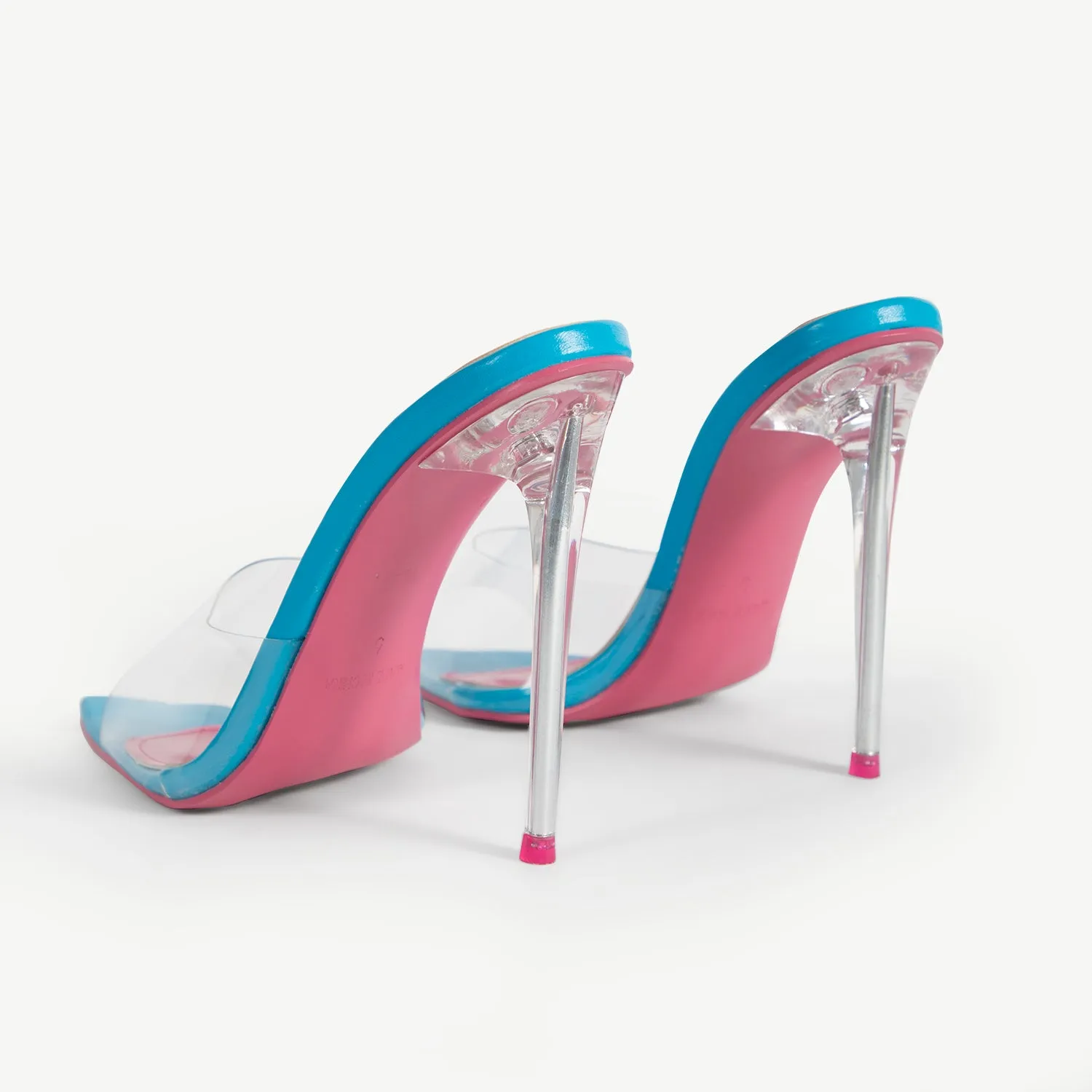 RAID Elixen Heeled Mule in Blue