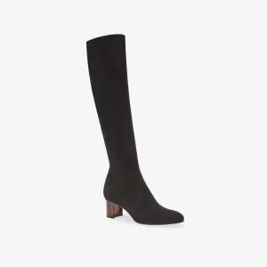 Sarah Flint Alexandra 50 Boot :: Black Stretch Suede