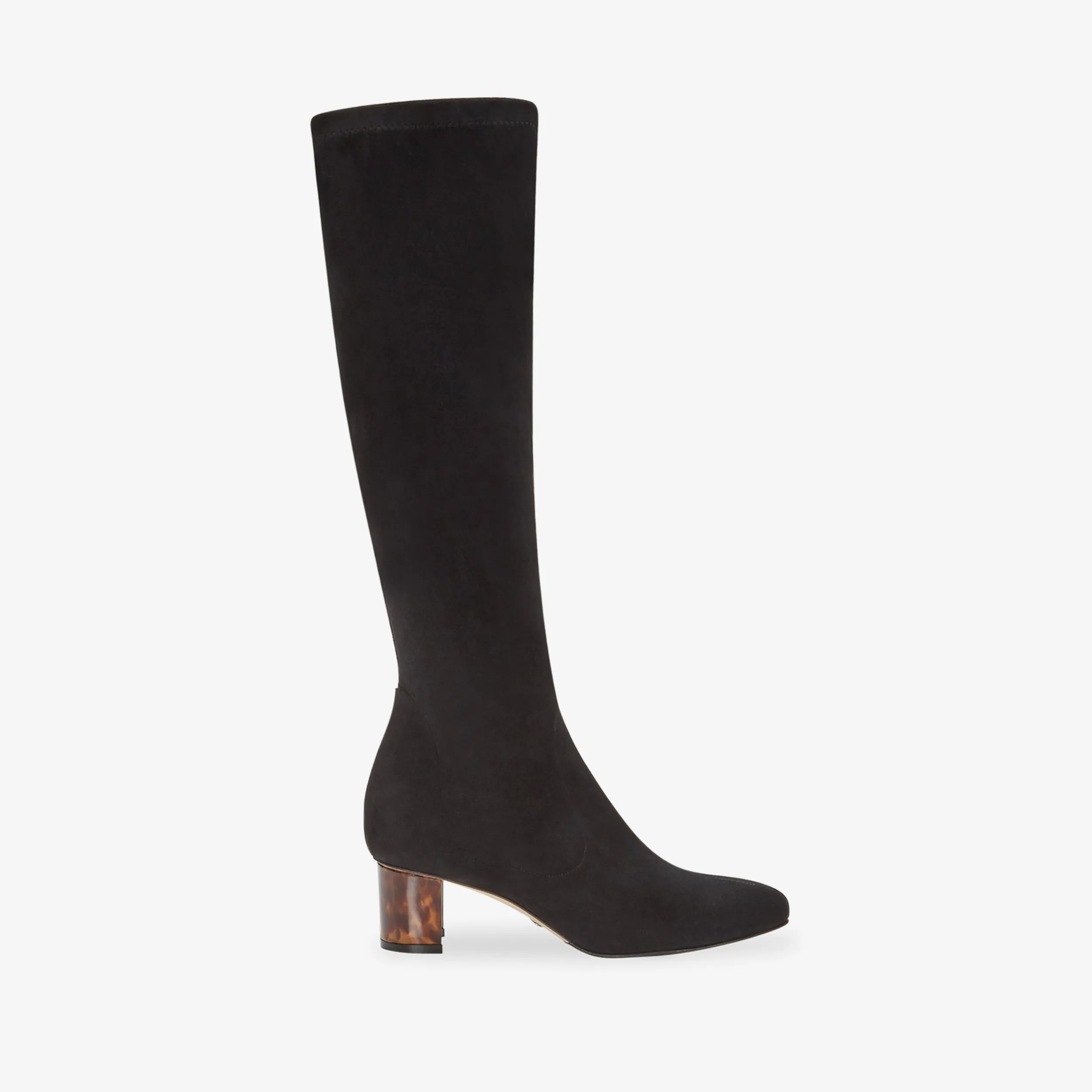 Sarah Flint Alexandra 50 Boot :: Black Stretch Suede