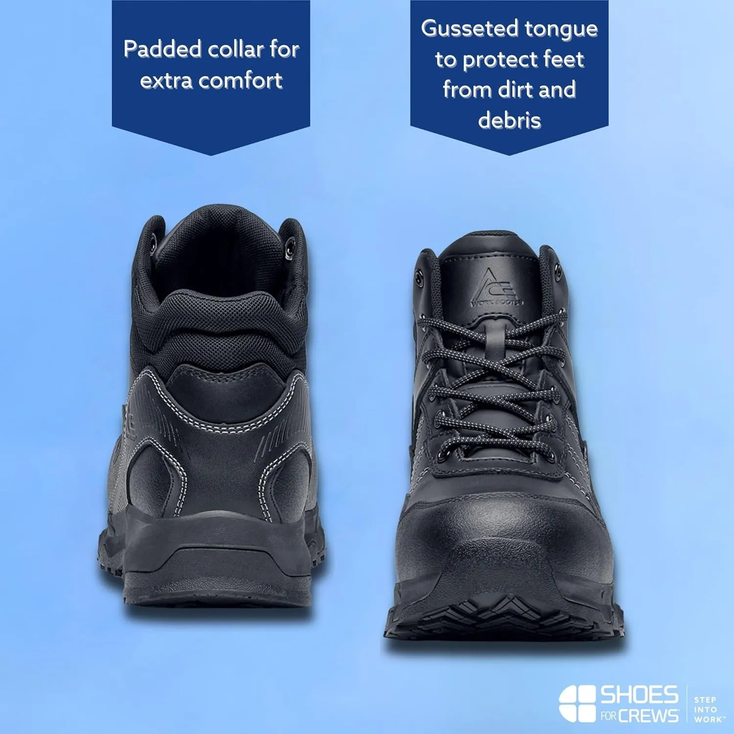 Shoes for Crews Men's Piston Soft Toe Sneaker