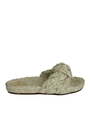 Tango Raffia Slide Snow