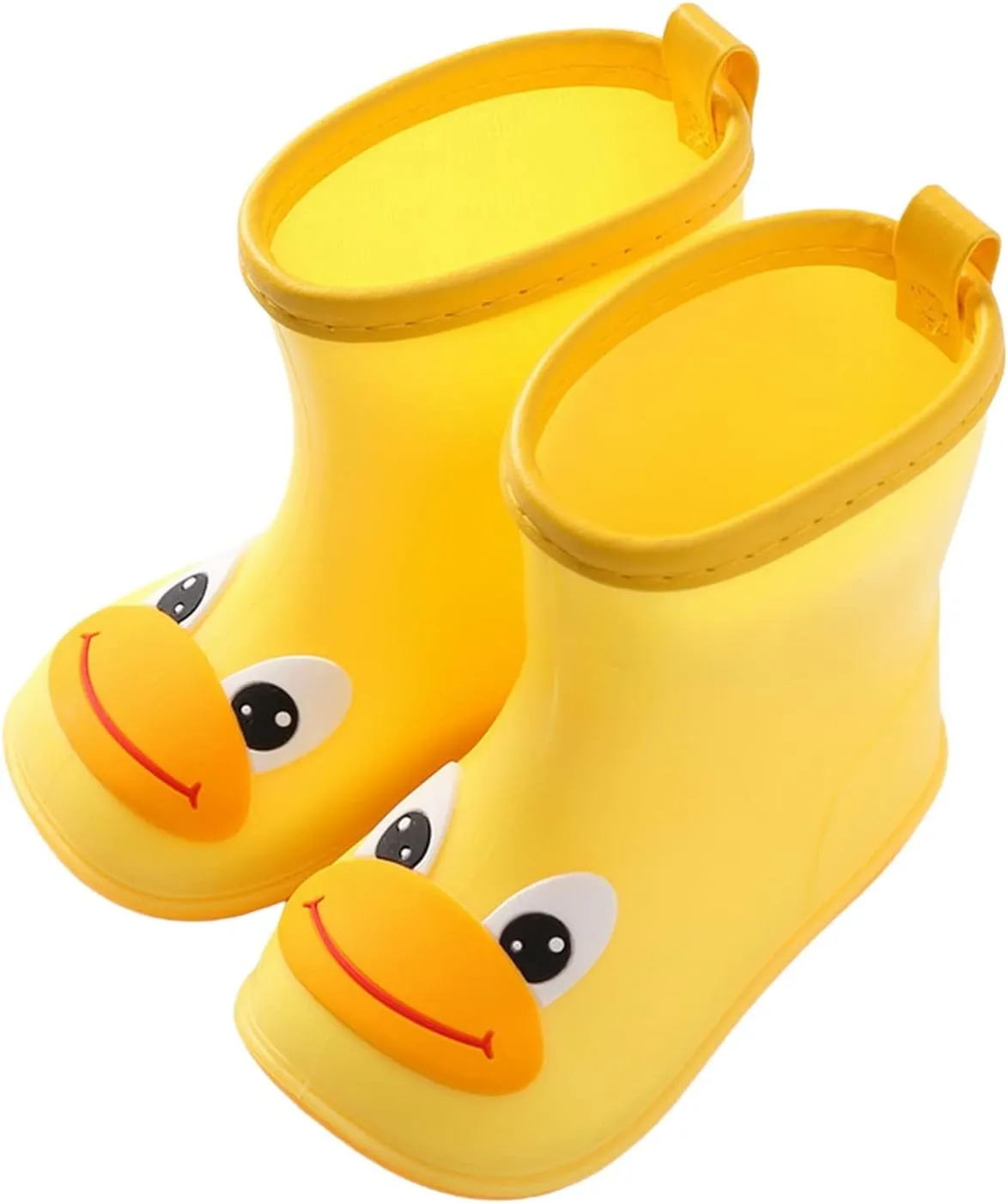 Toddler Rain Boots Duck Cartoon Children Rain Shoes Boys and Girls Water Shoes Baby Waterproof Shoes Boys Water Shoes