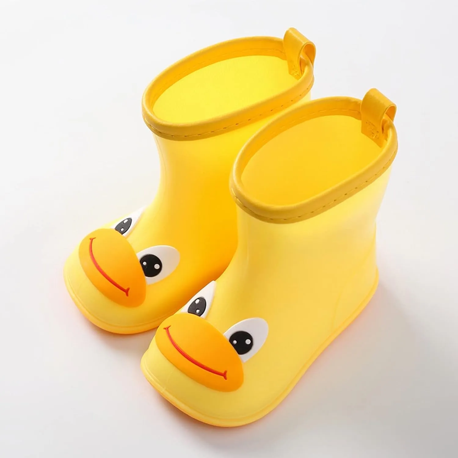 Toddler Rain Boots Duck Cartoon Children Rain Shoes Boys and Girls Water Shoes Baby Waterproof Shoes Boys Water Shoes