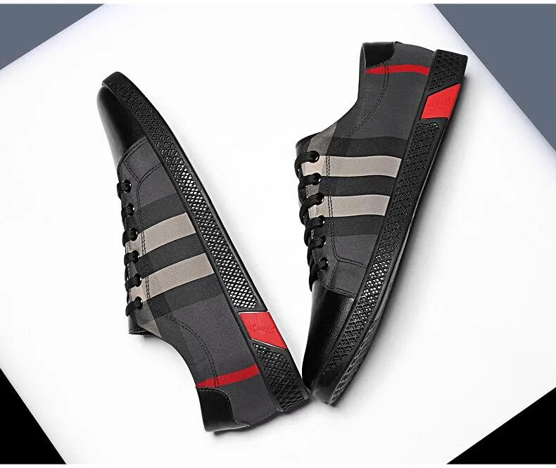 West Louis Leather Comfotable Flat Sneakers