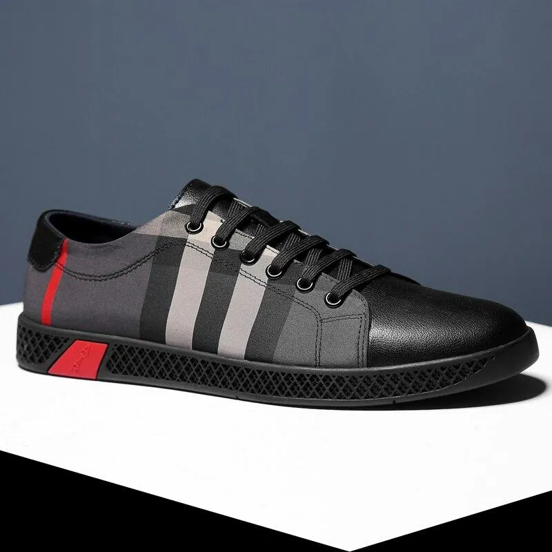 West Louis Leather Comfotable Flat Sneakers
