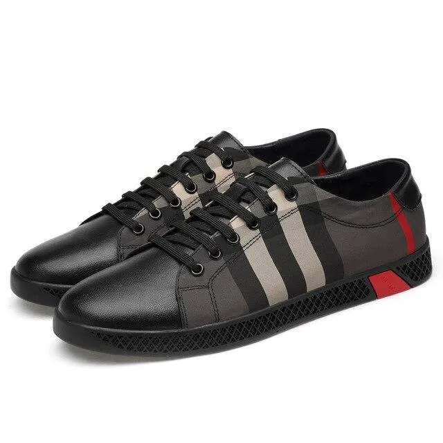 West Louis Leather Comfotable Flat Sneakers
